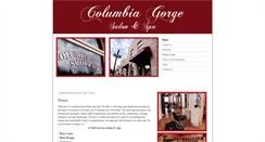 Desktop Screenshot of columbiagorgesalonandspa.com
